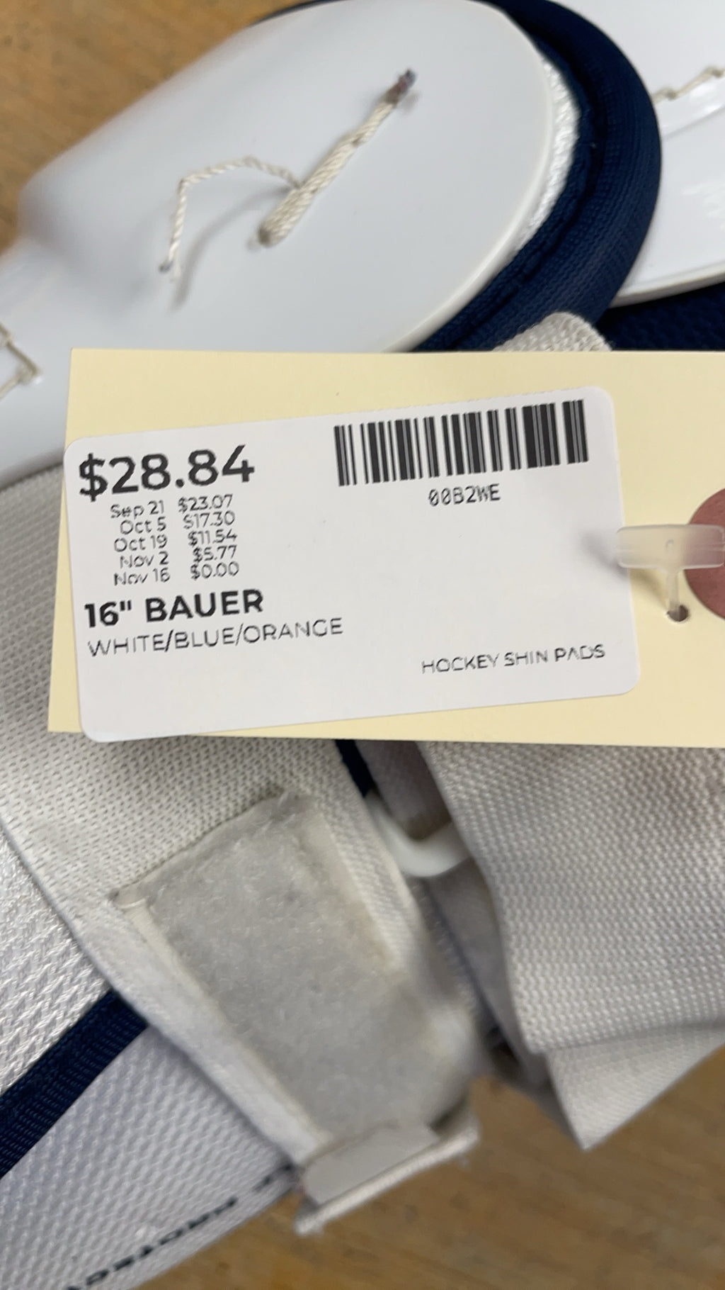 Bauer SG Comp 16" Hockey Shin Pads