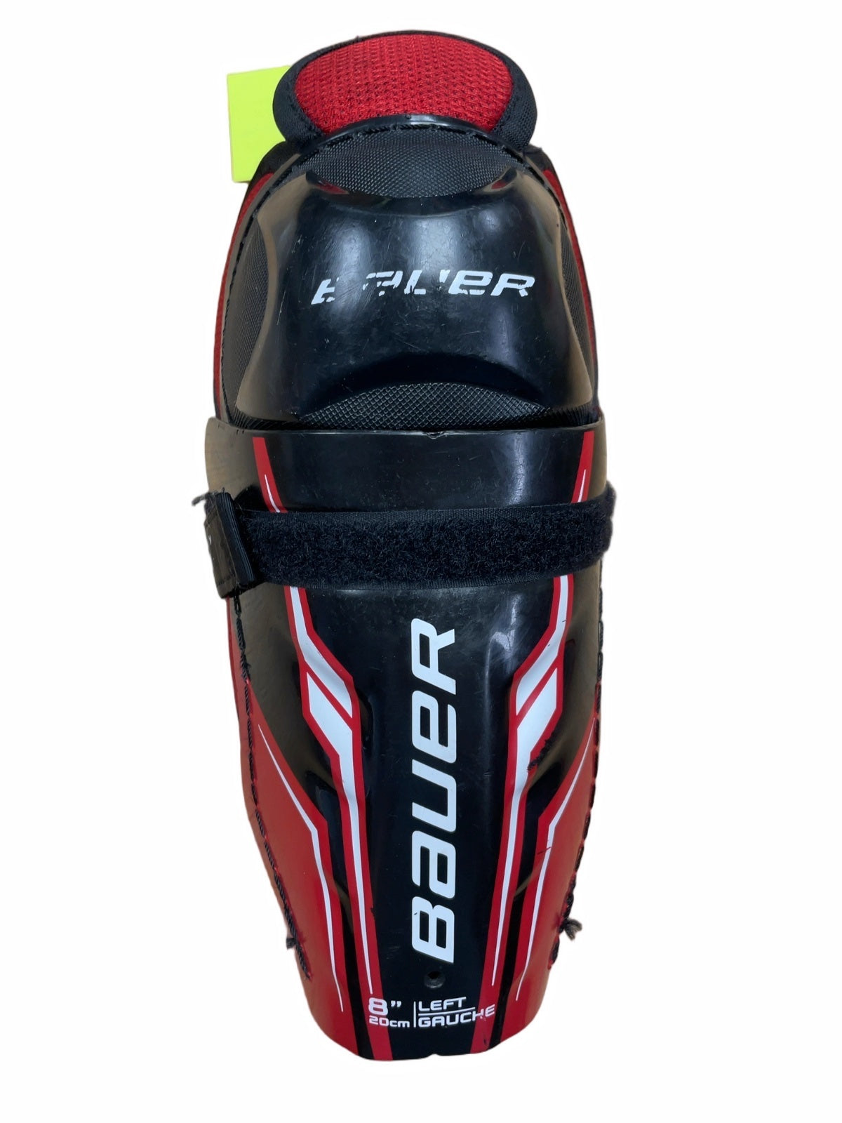 Bauer Shin Pads 8" Black/Red