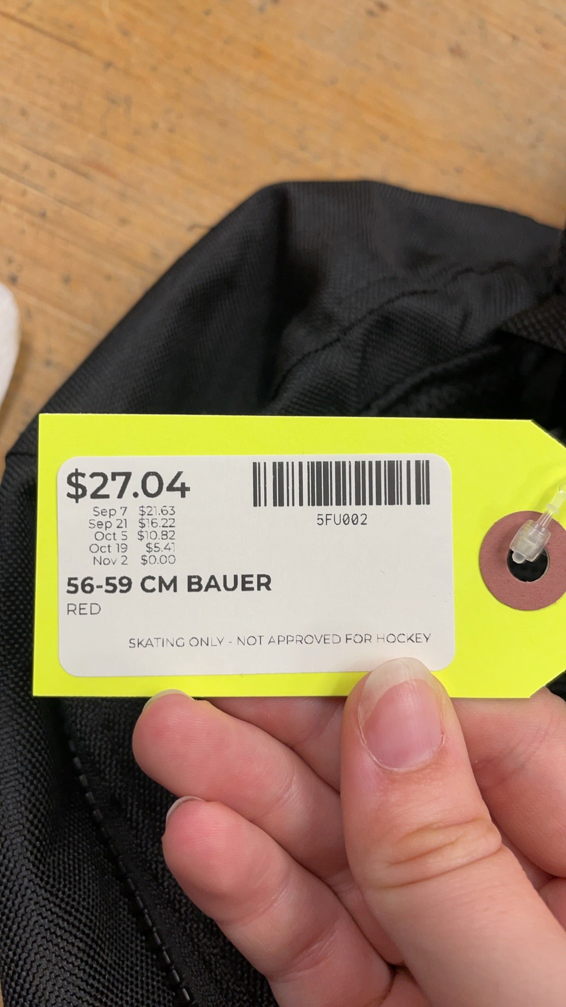 Bauer Skating Helmet - Red (56-59 cm)