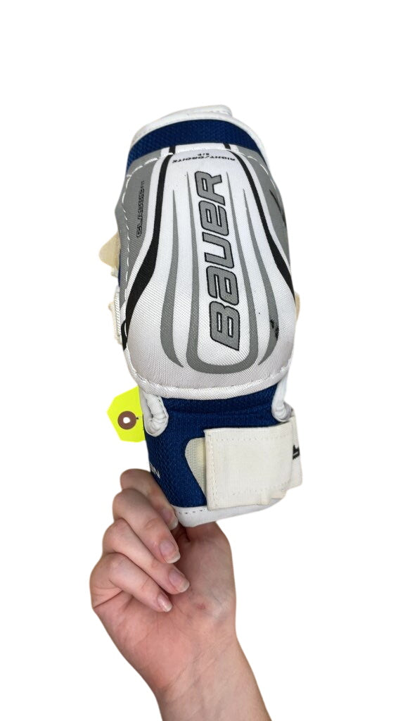 Bauer Small Hockey Knee Pads - White