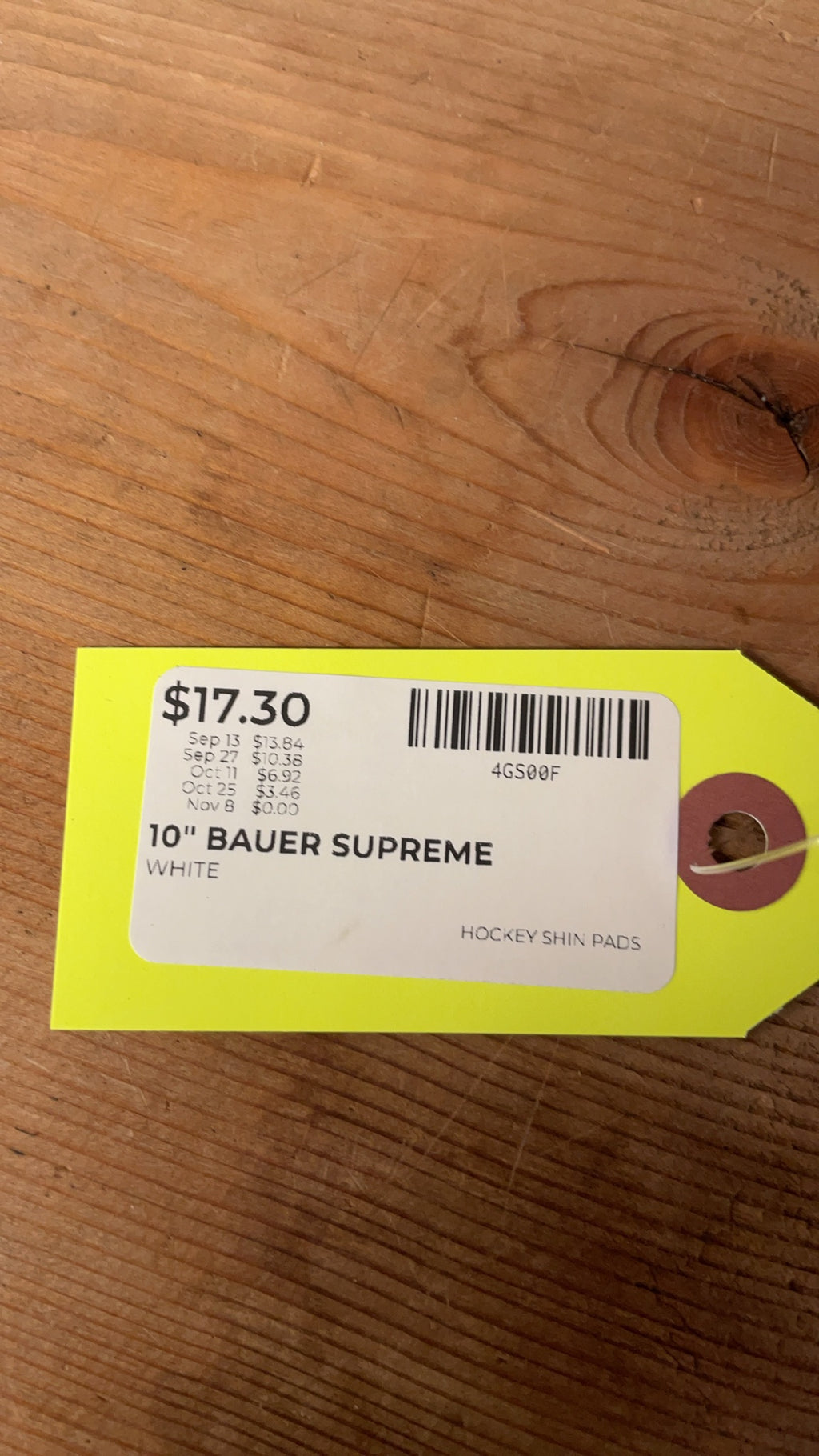 Bauer Supreme 10" Hockey Shin Pads