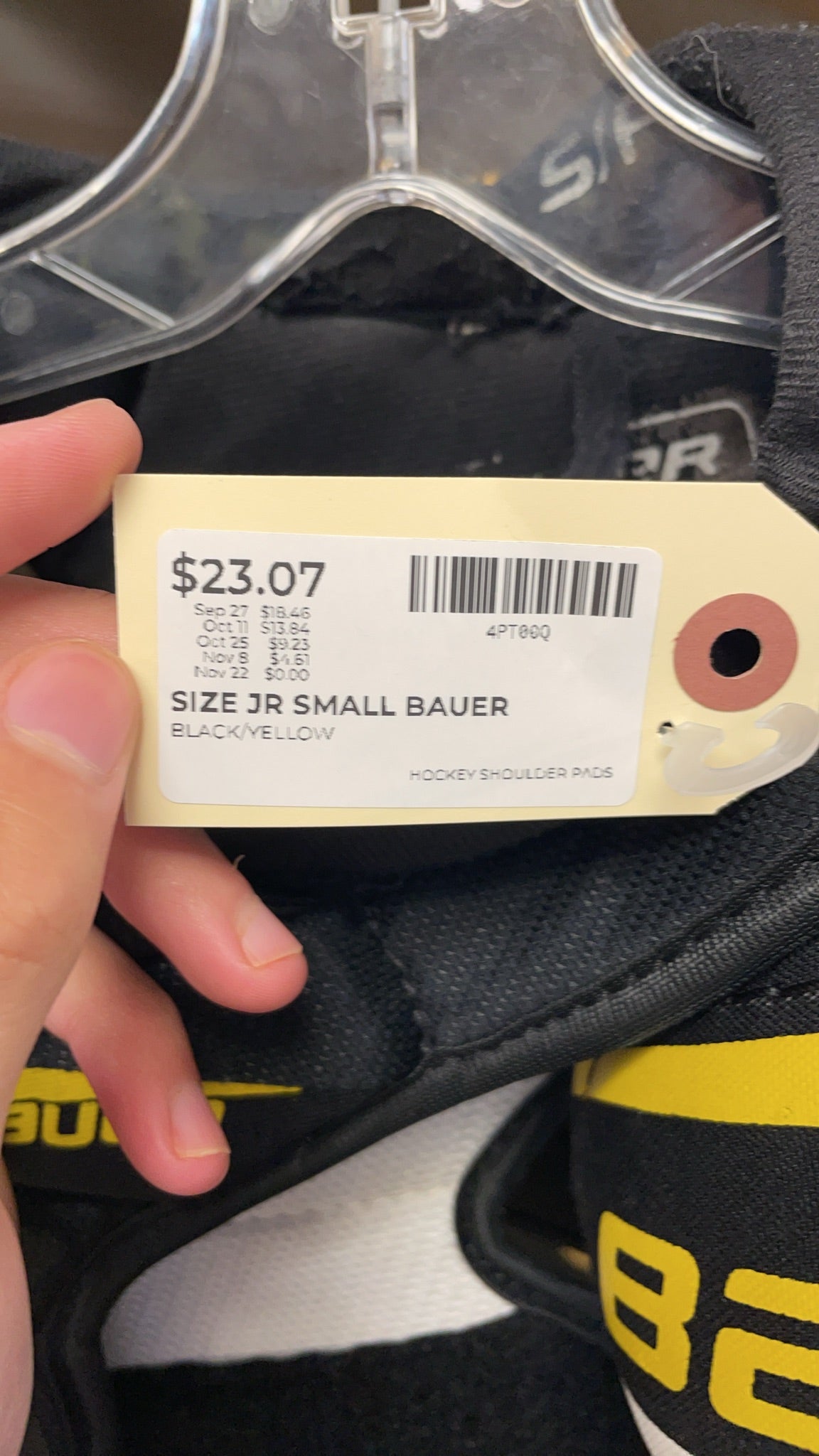 Bauer Supreme 150 JR Small Hockey Shoulder Pads