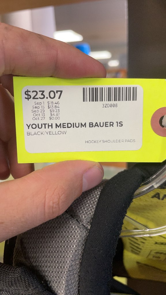 Bauer Supreme 1S Youth Hockey Shoulder Pads
