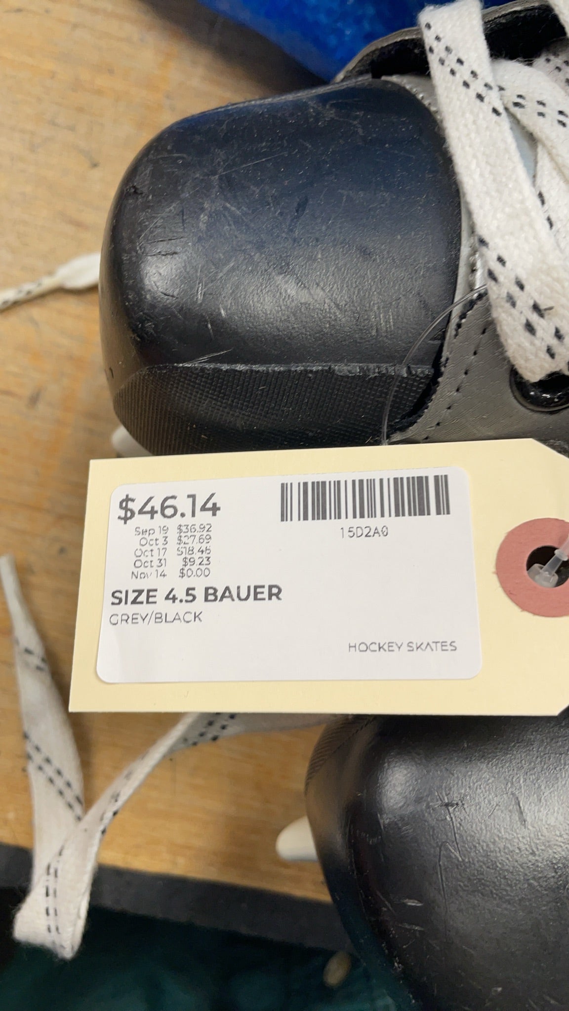Bauer Supreme 25 Size 4.5 Hockey Skates