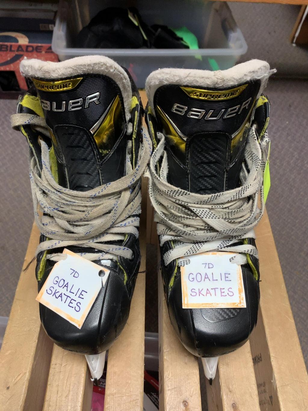 Bauer Supreme 3S Pro Goalie Skates - Size 7D