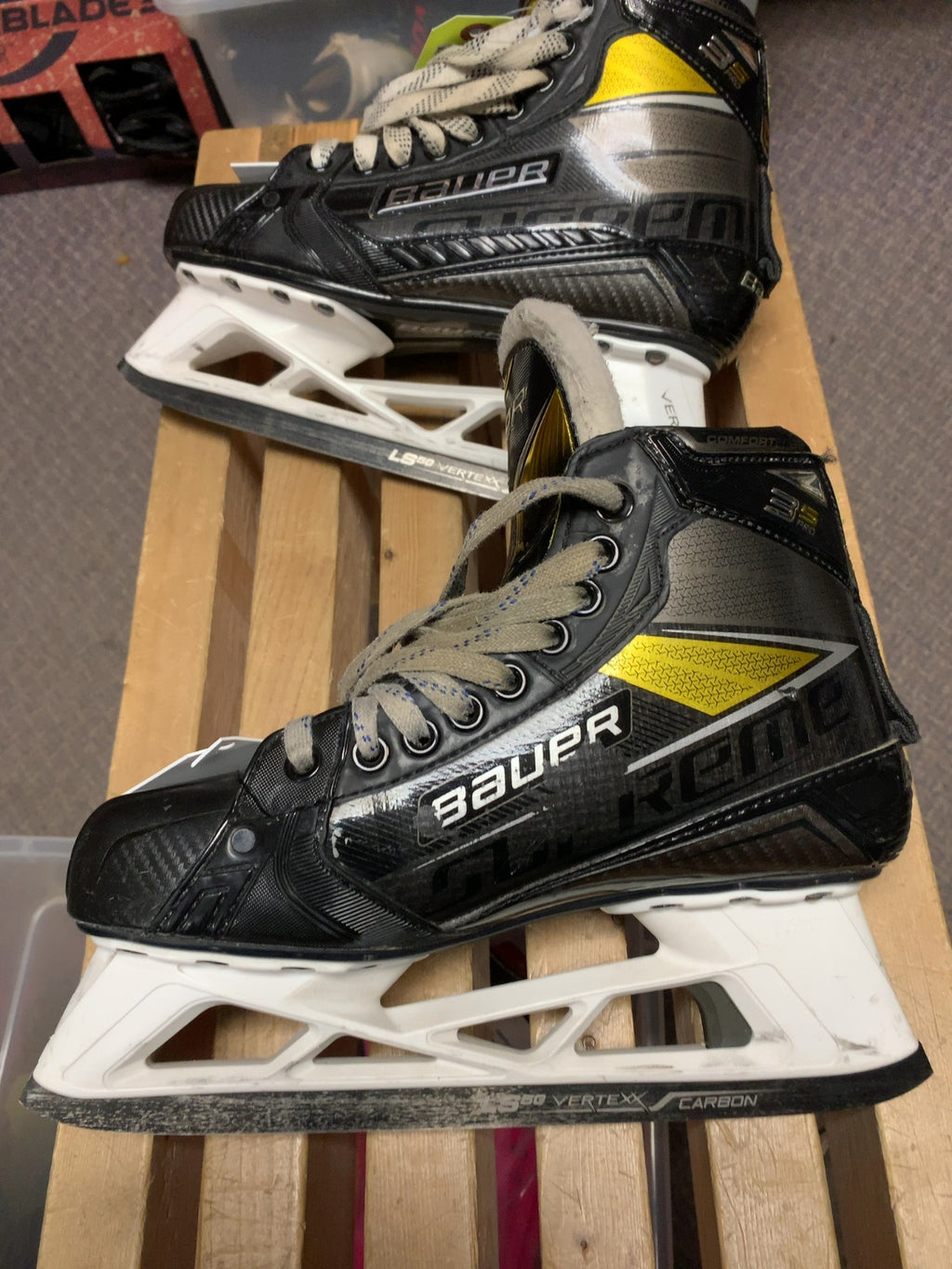 Bauer Supreme 3S Pro Goalie Skates - Size 7D