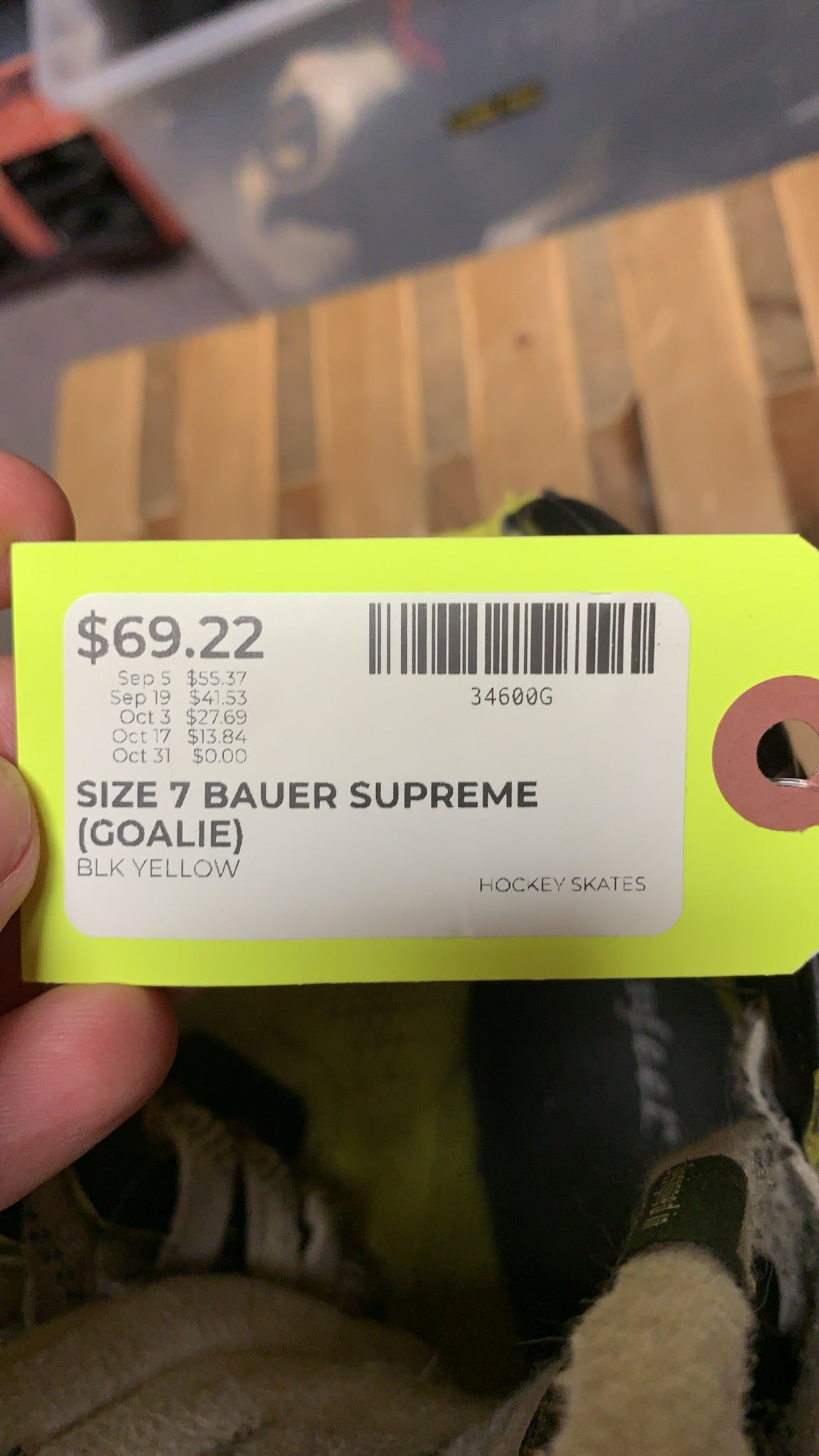 Bauer Supreme 3S Pro Goalie Skates - Size 7D