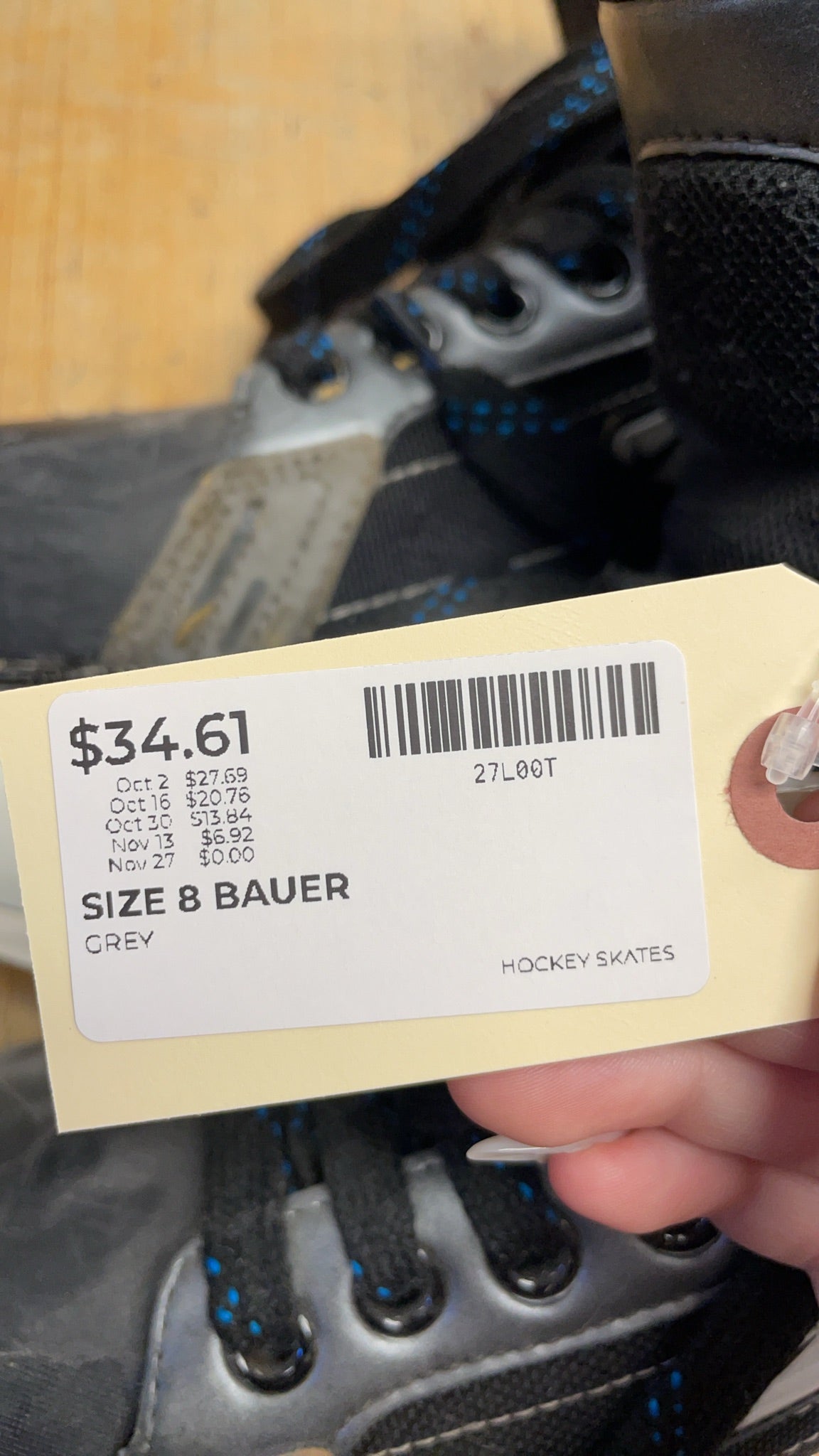 Bauer Supreme 50 Size 8 Hockey Skates