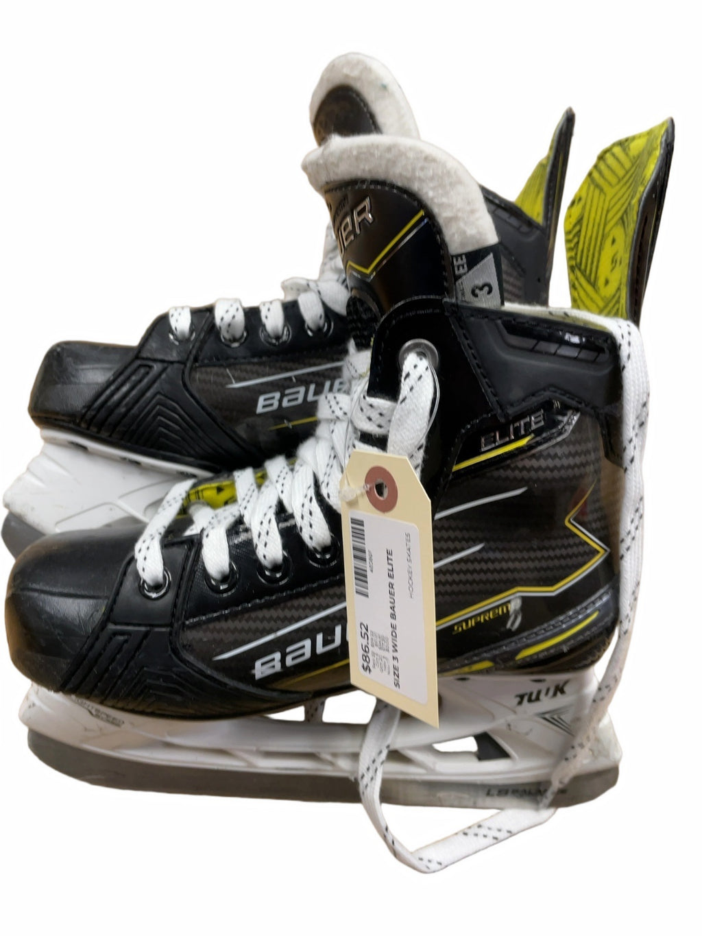 Bauer Supreme Elite Size 3 EE Hockey Skates