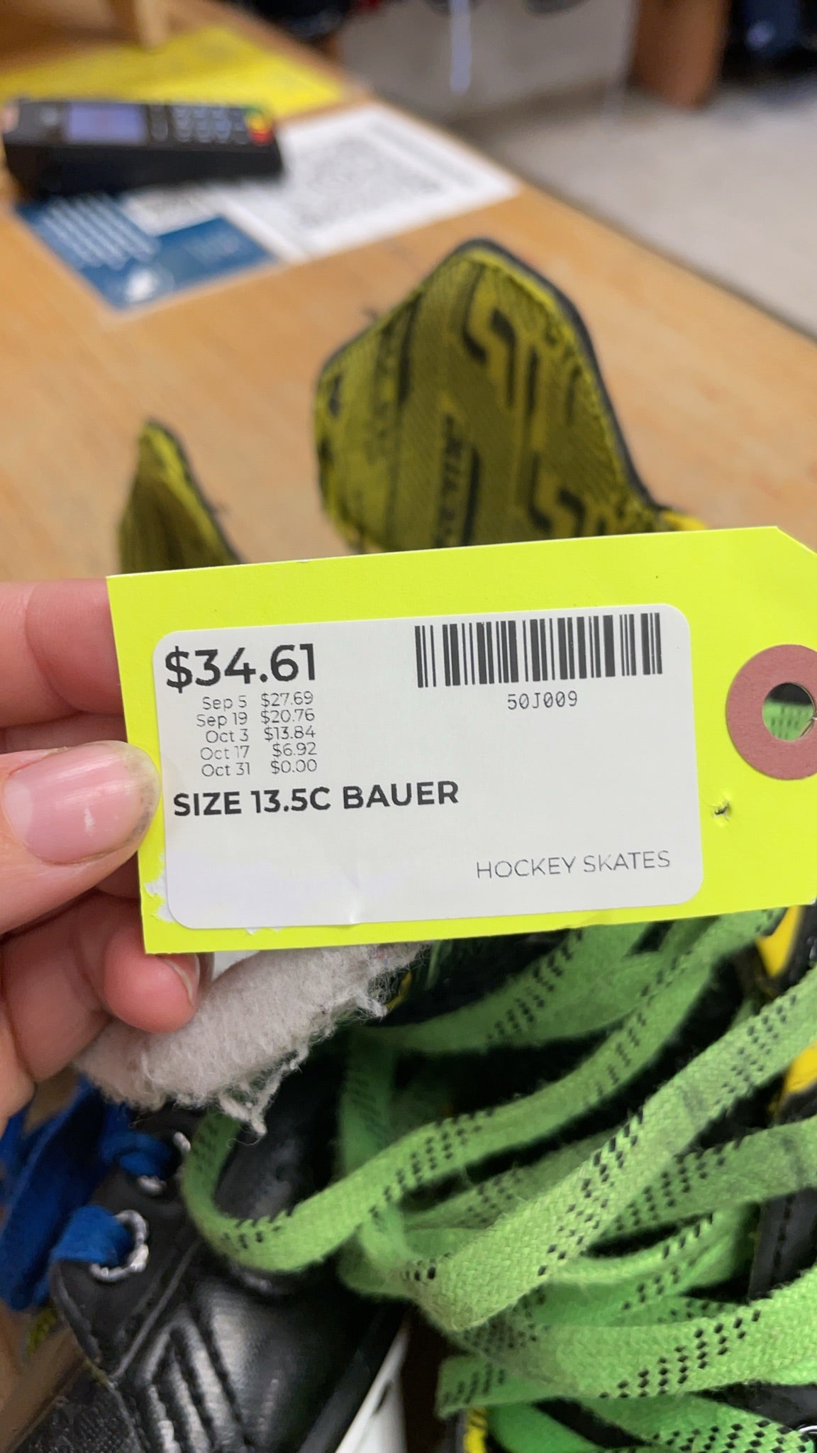 Bauer Supreme Hockey Skates Size 13.5C