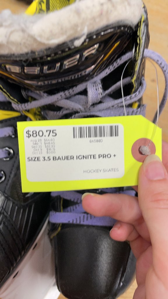 Bauer Supreme Ignite Pro+ Hockey Skates - Size 3.5