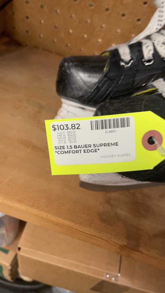 Bauer Supreme M4 Hockey Skates - Size 1.5