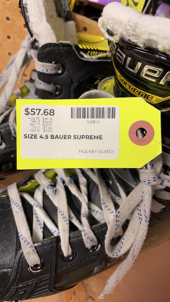 Bauer Supreme M4 Hockey Skates - Size 4.5