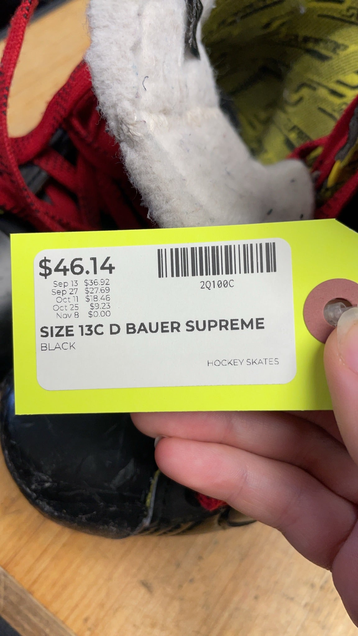 Bauer Supreme M4 Size 13C D Hockey Skates