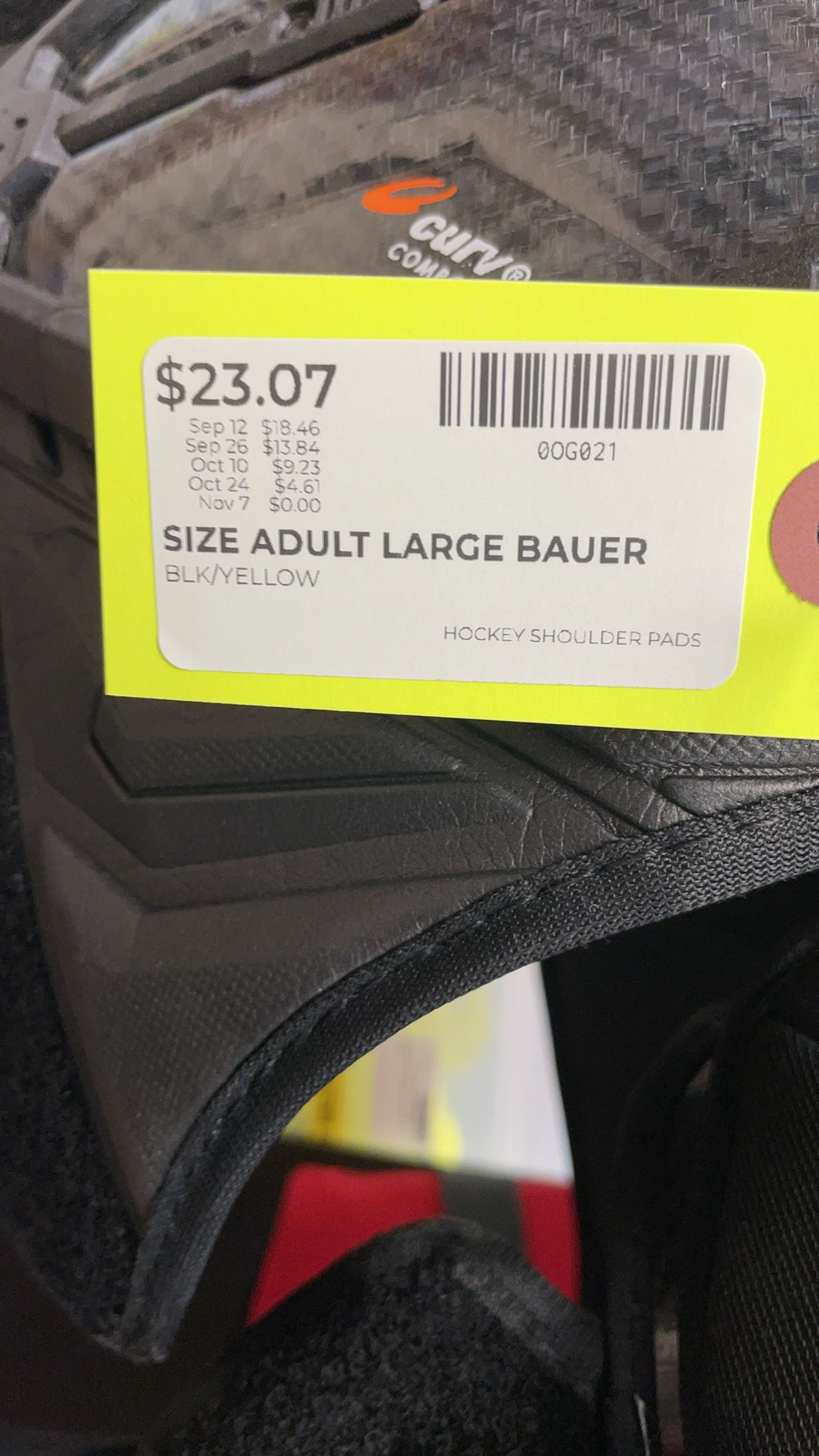 Bauer Supreme Mach Intermediate Large Hockey Shoulder Pads