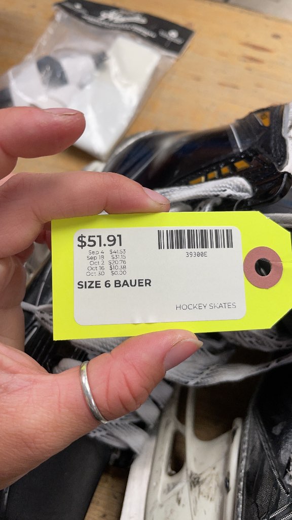 Bauer Supreme MX3 Hockey Skates - Size 6