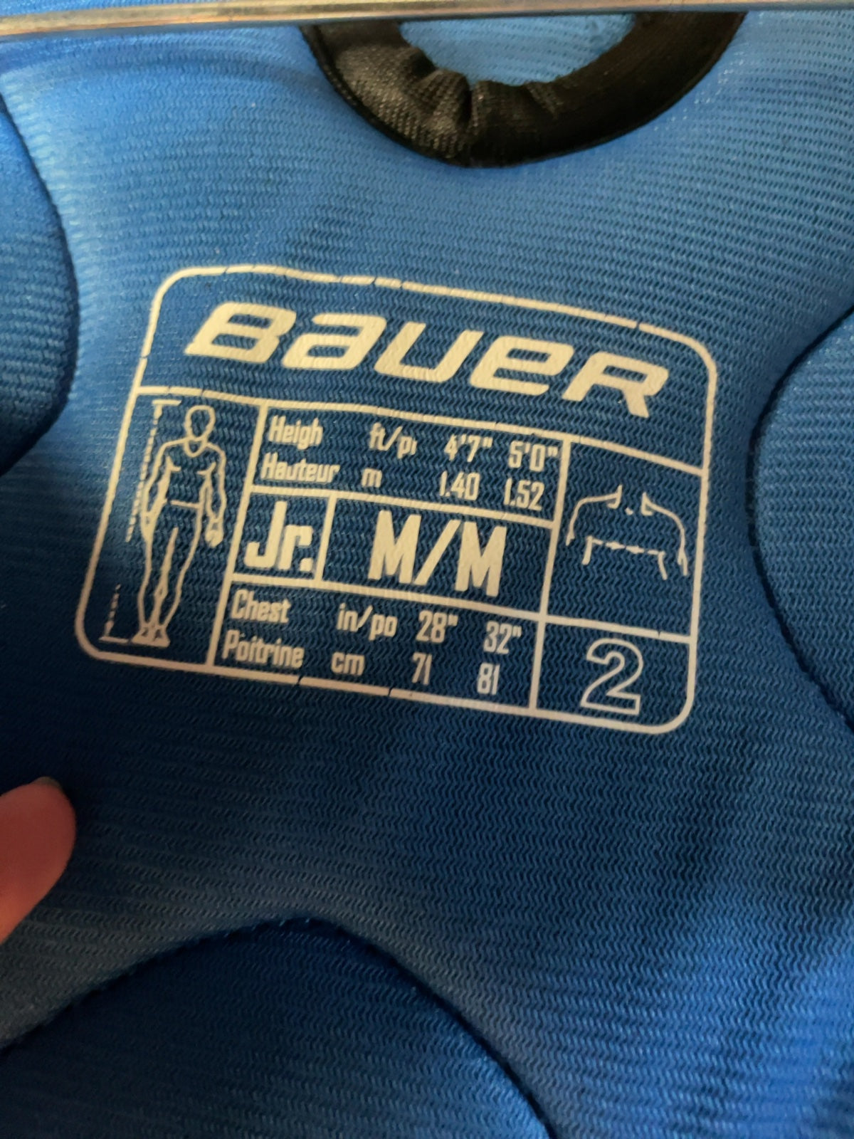 Bauer Supreme ONE.35 Junior Medium Hockey Shoulder Pads