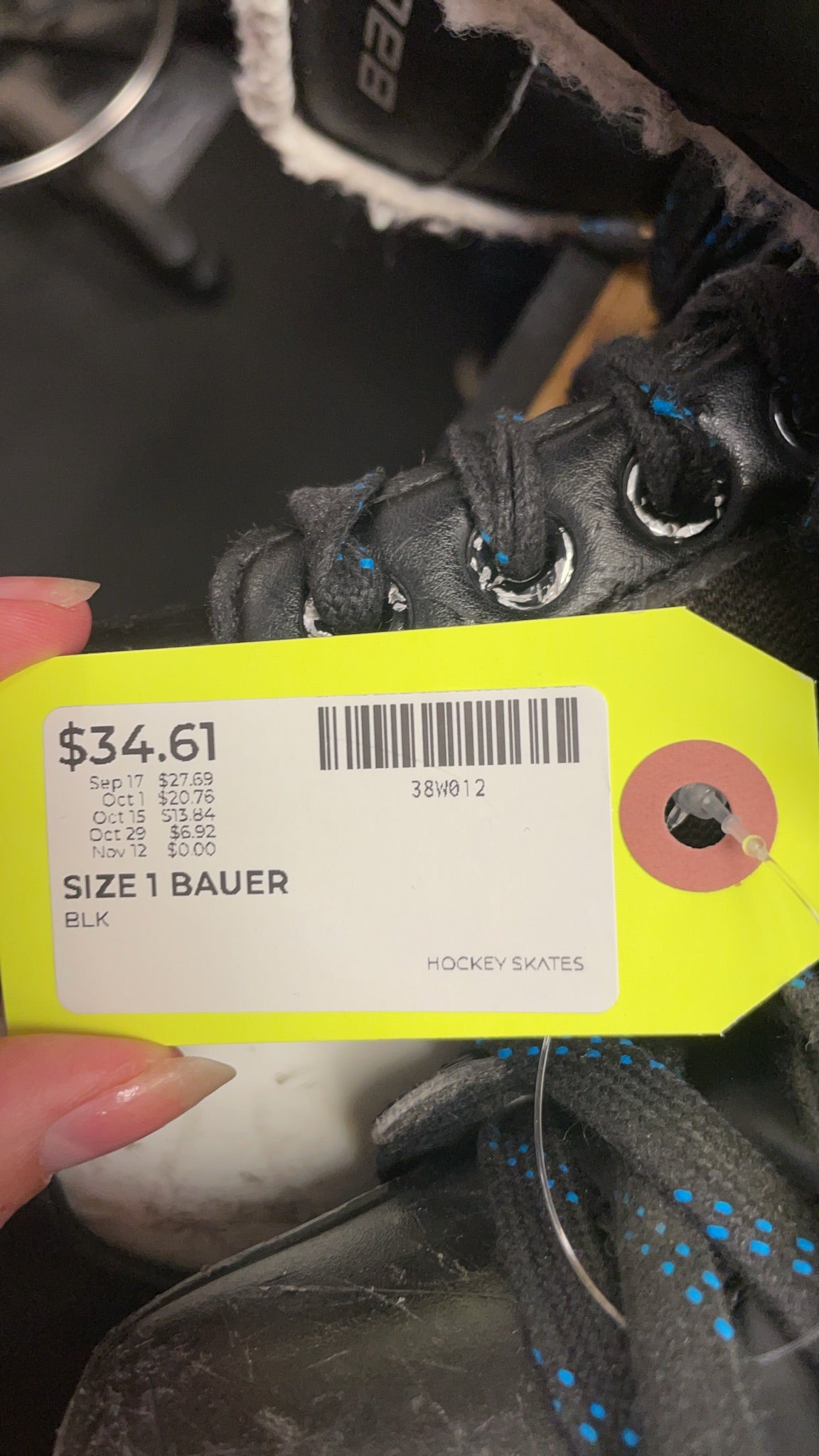 Bauer Supreme One.4 Size 1 Hockey Skates