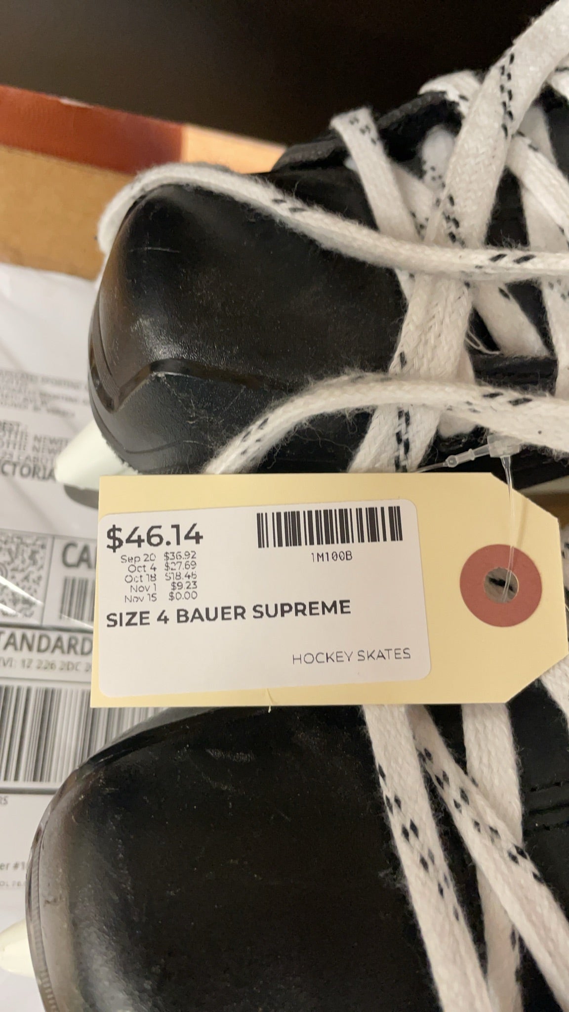 Bauer Supreme Pro Size 4 R Hockey Skates