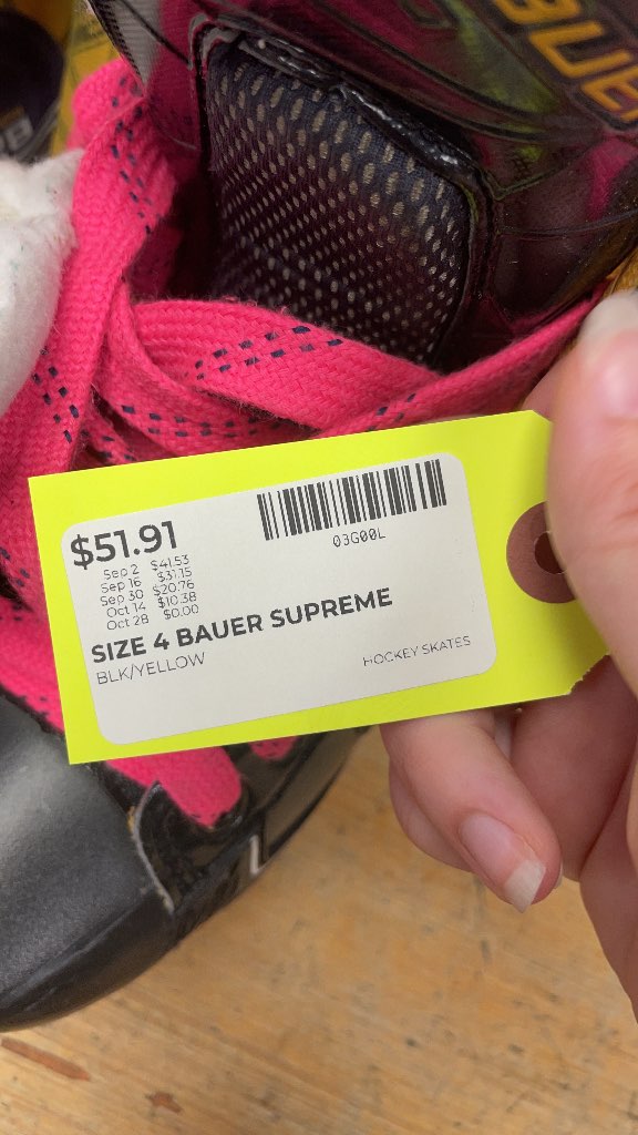 Bauer Supreme S150 Hockey Skates - Size 4