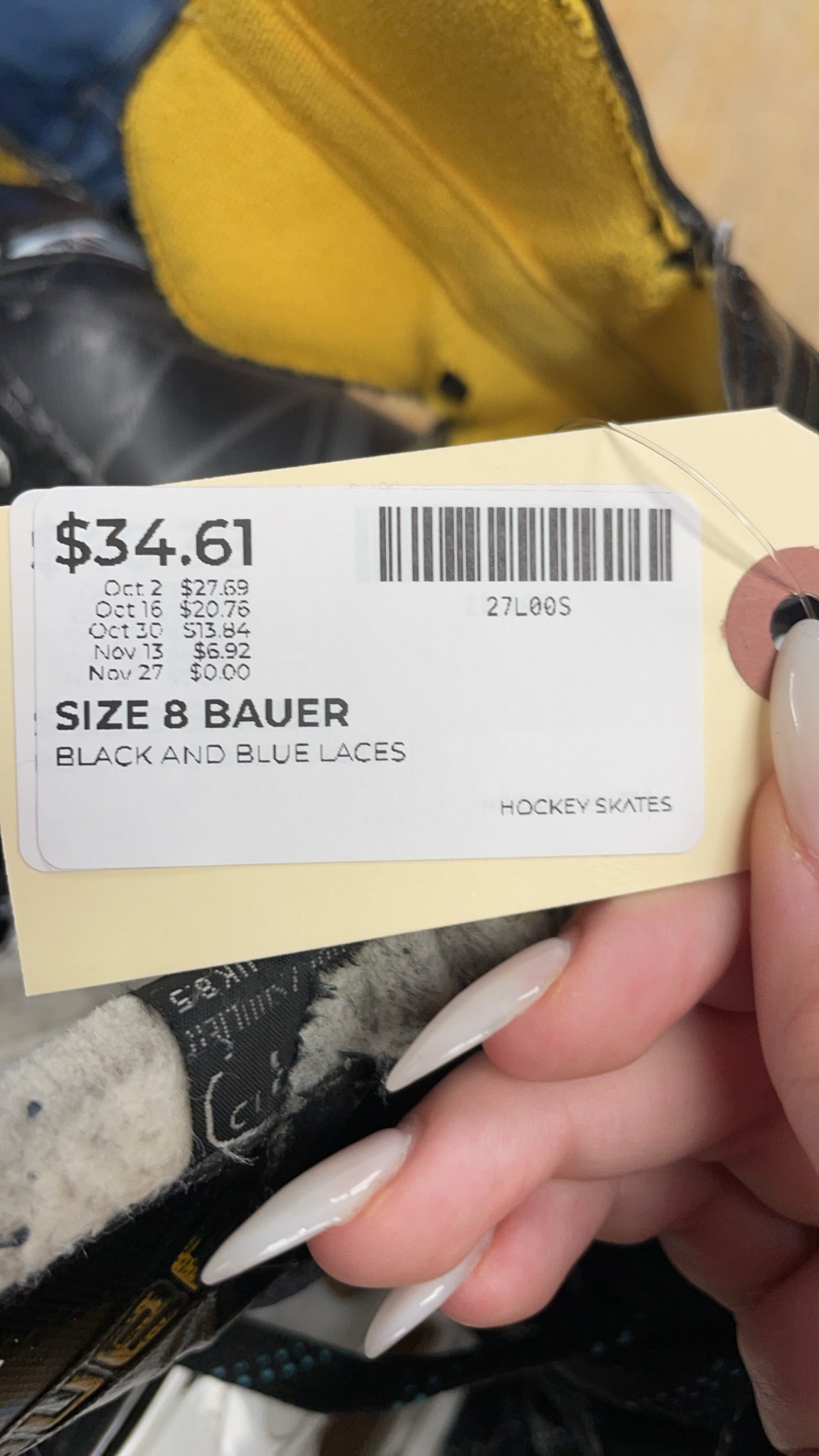 Bauer Supreme S170 Size 8 Hockey Skates