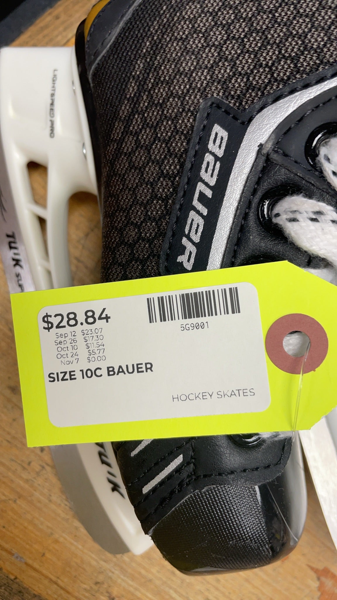 Bauer Supreme Size 10C Hockey Skates