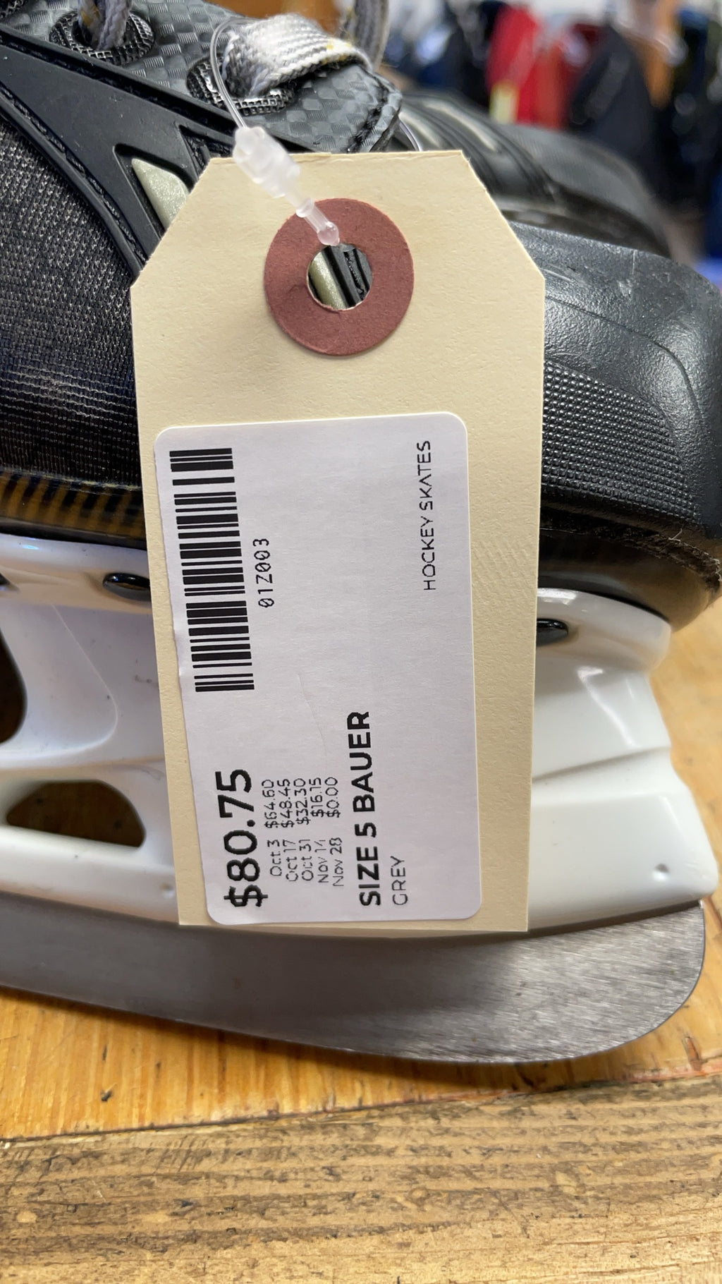 Bauer Supreme Size 5 Hockey Skates