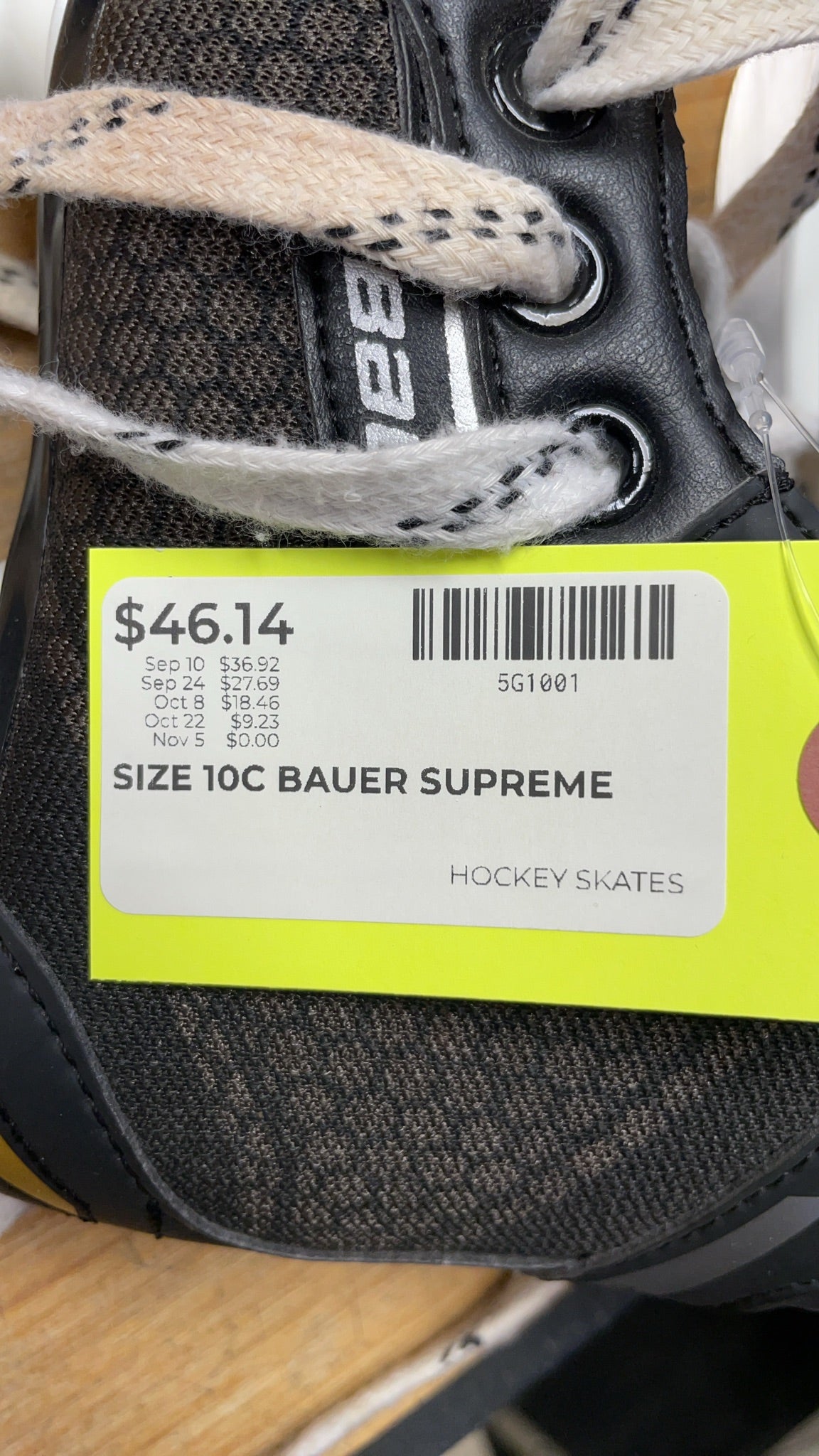 Bauer Supreme Youth Hockey Skates - Size 10R