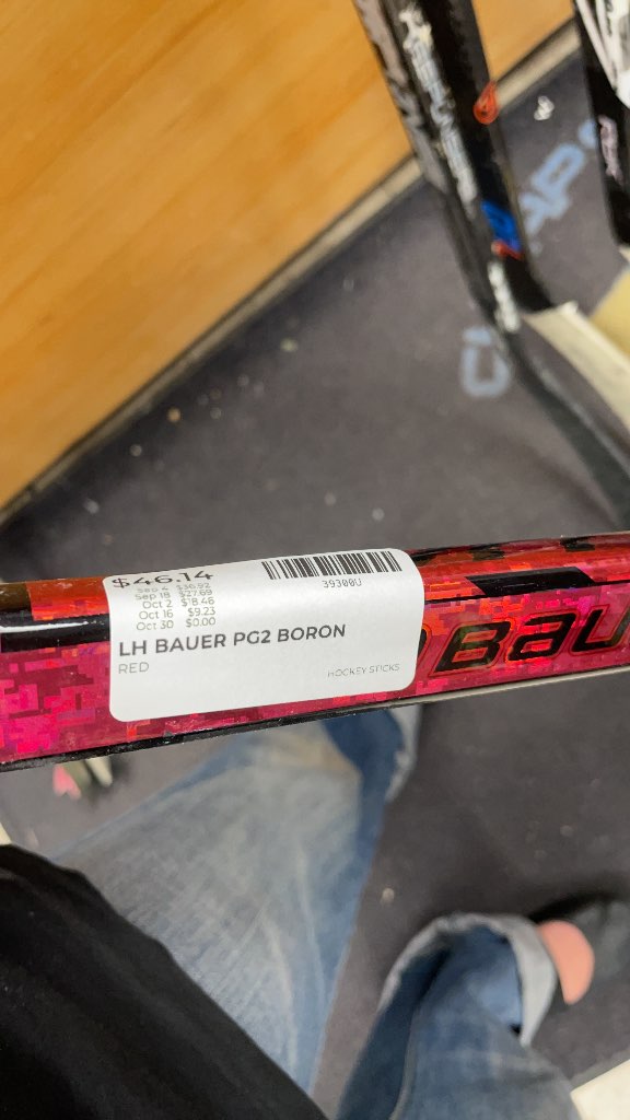 Bauer Twitch Boron LH Hockey Stick - P92 / 65 Flex