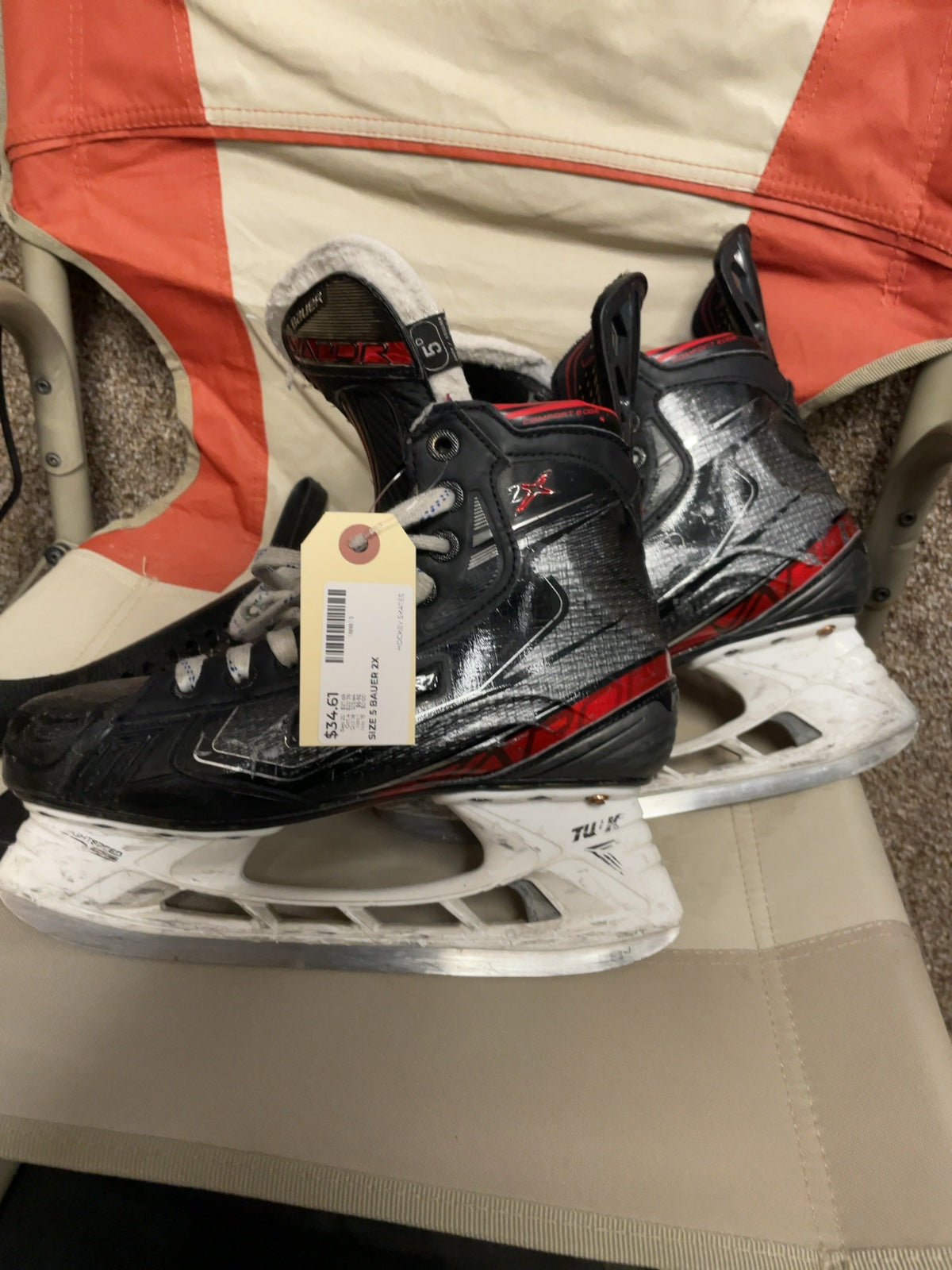 Bauer Vapor 2X Size 5 D Hockey Skates