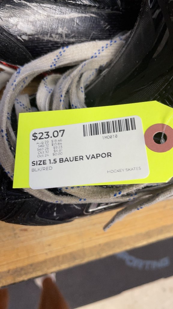 Bauer Vapor Hockey Skates Size 1.5