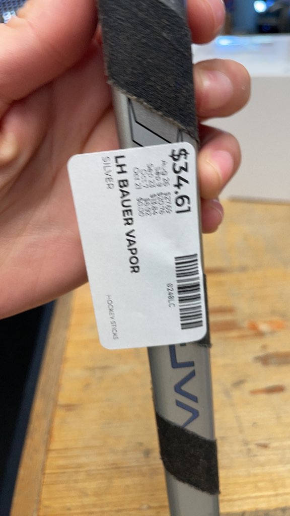 Bauer Vapor LH Composite Hockey Stick - Silver