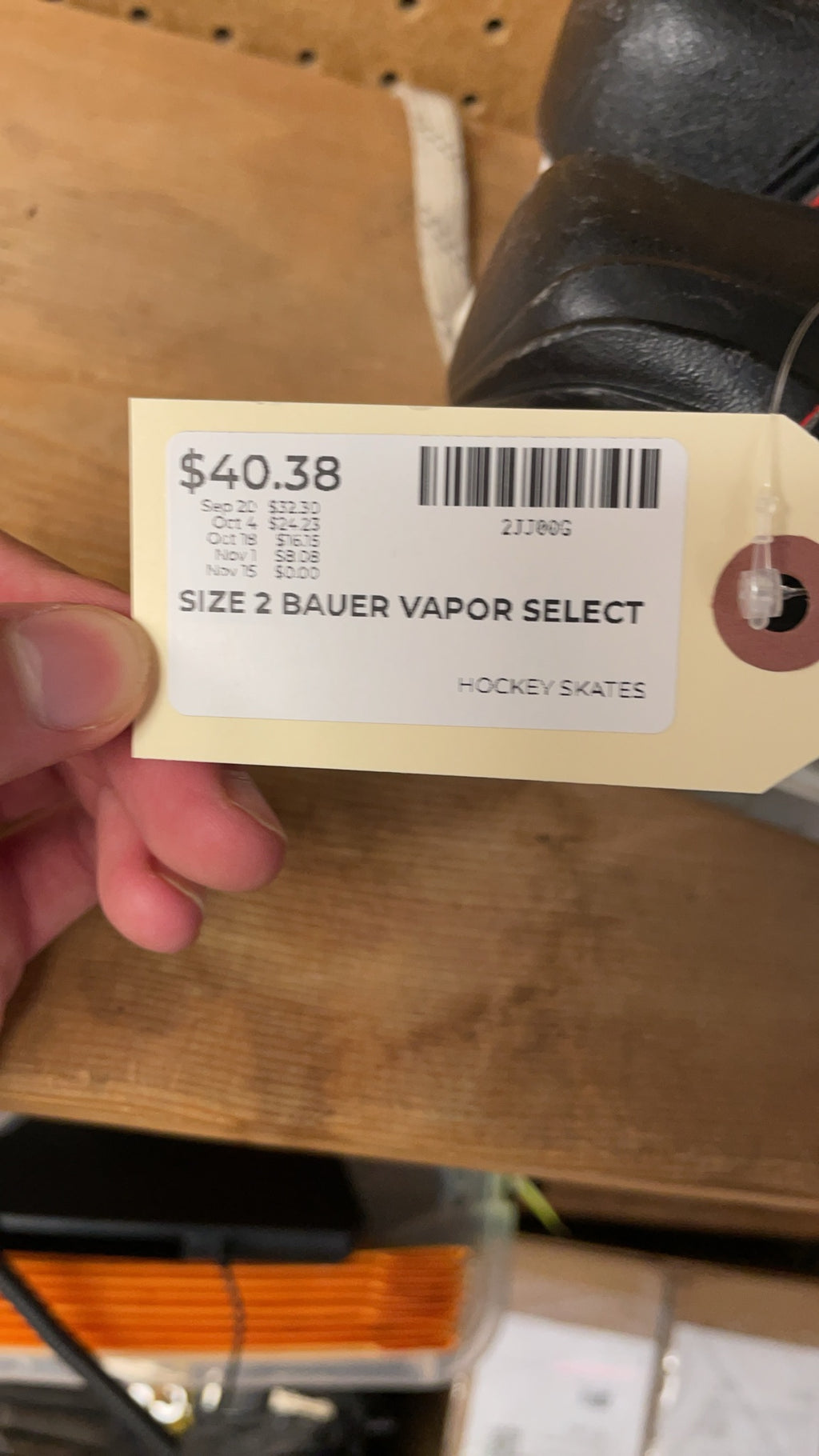 Bauer Vapor Select Size 2 Hockey Skates