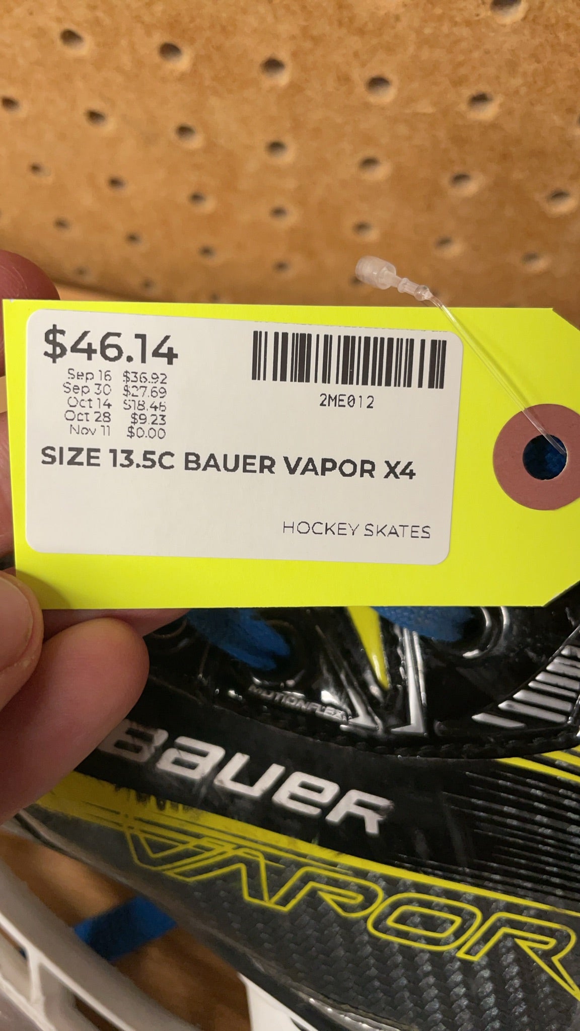 Bauer Vapor X4 Size 13.5C Hockey Skates