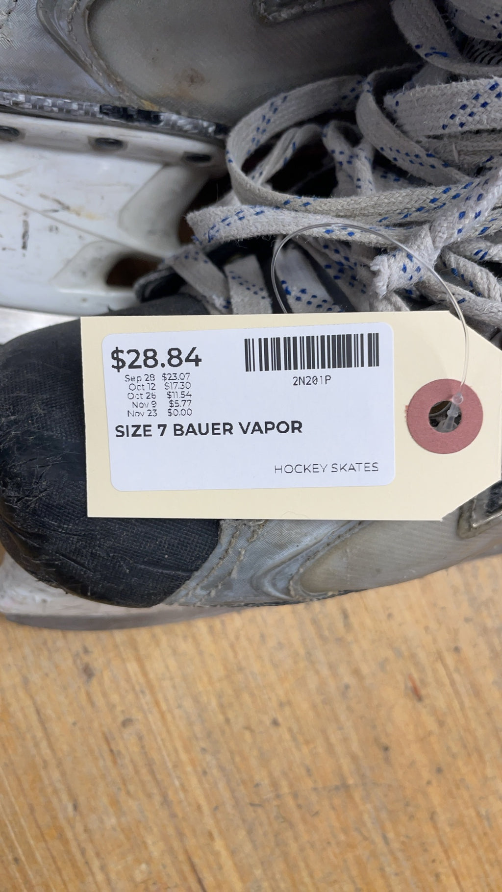 Bauer Vapor X:50 Size 7 D Hockey Skates