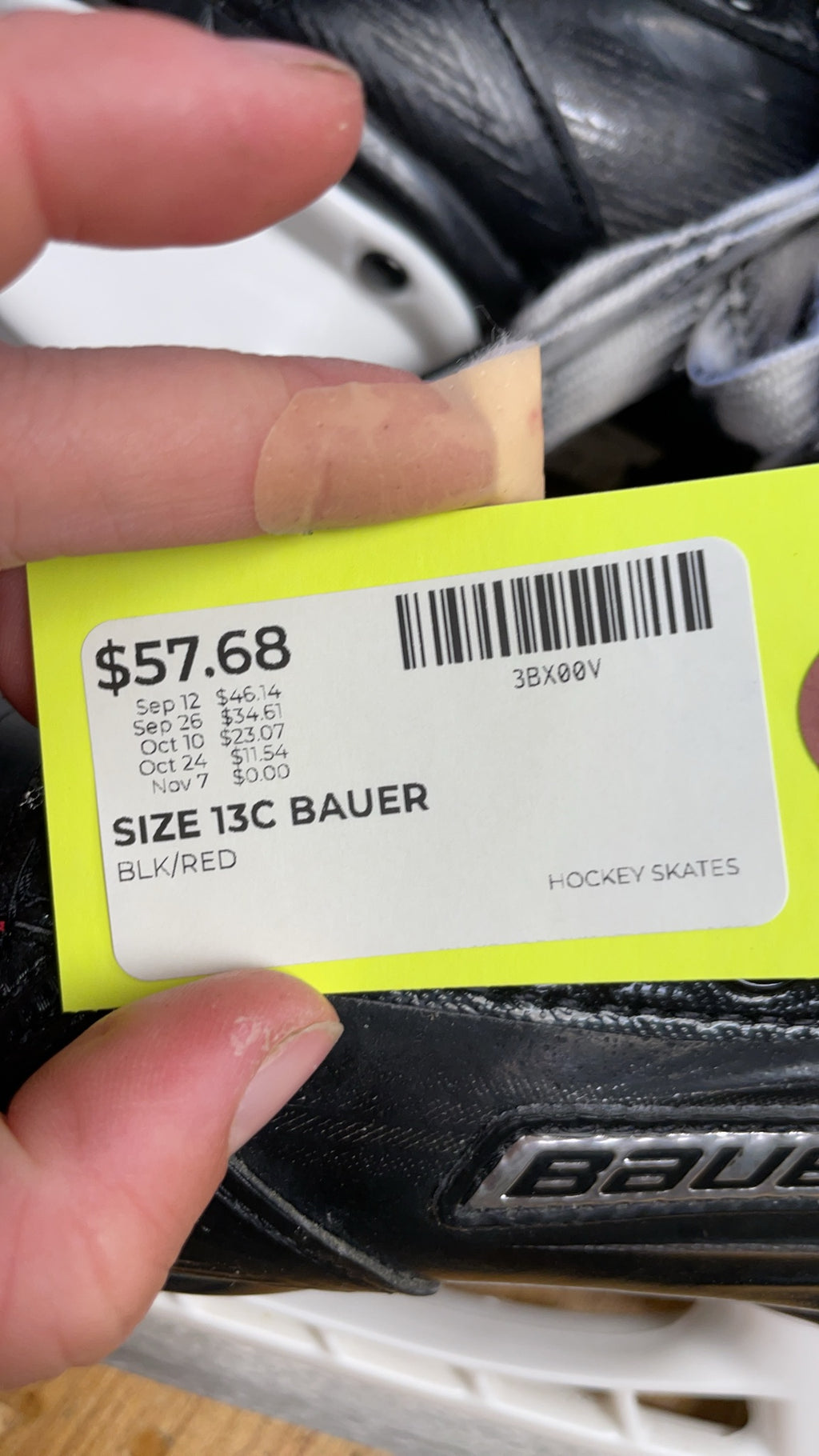 Bauer Vapor X500 Size 13C Hockey Skates