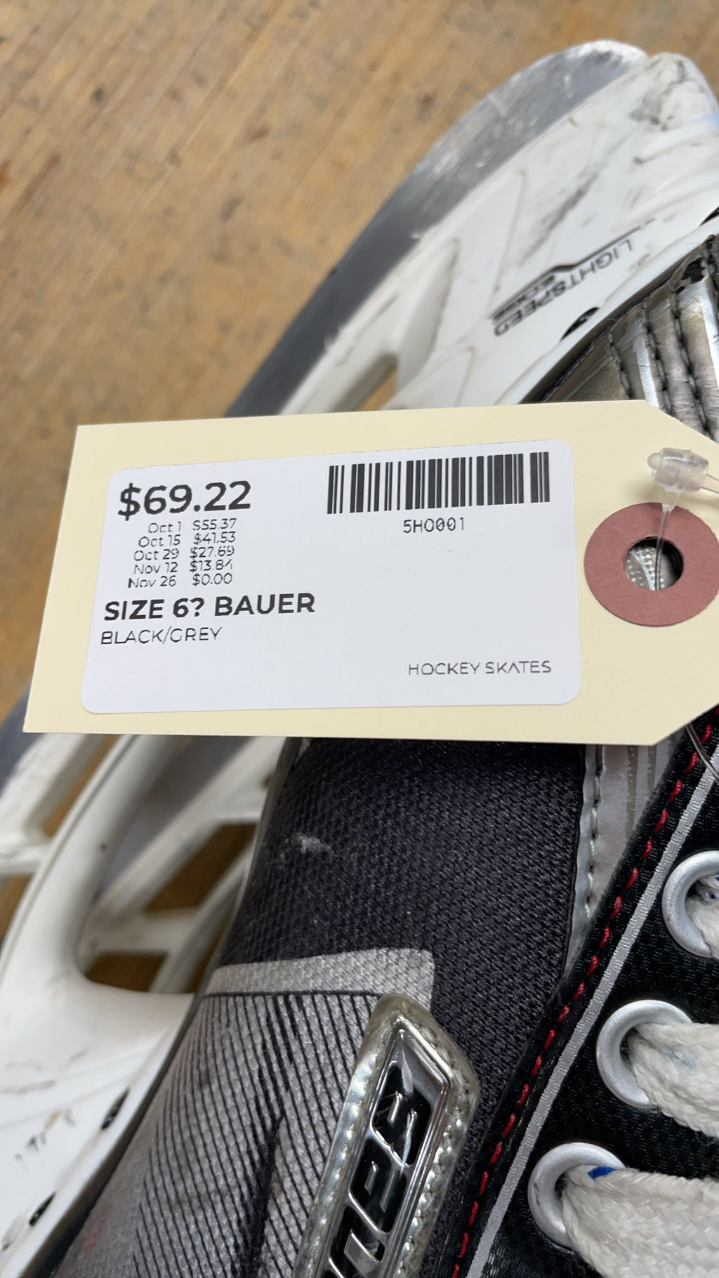 Bauer Vapor X60 Size 6 Ice Hockey Skates