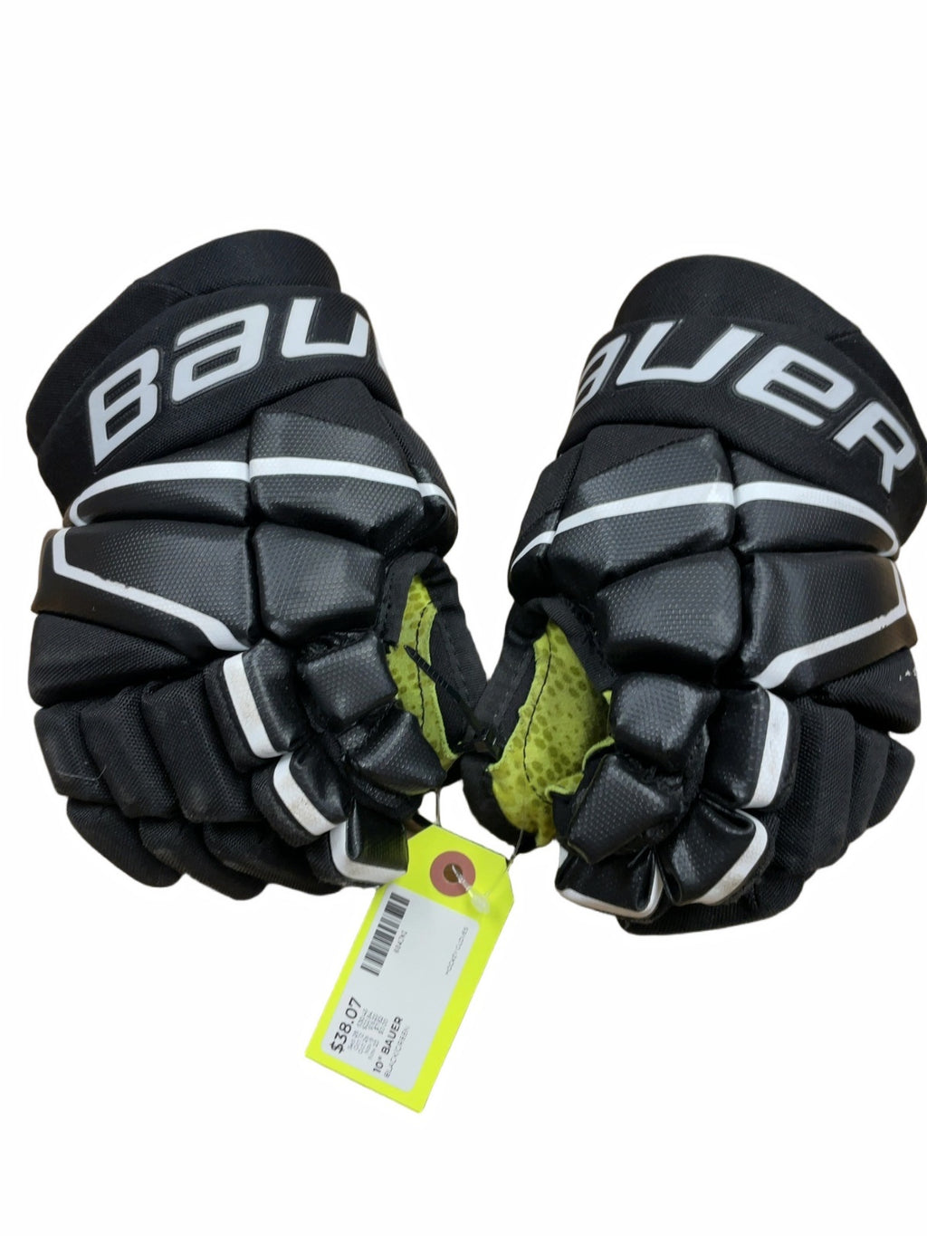 Bauer X 10" Hockey Gloves Black/Green