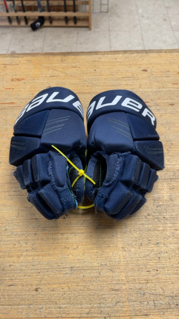 Bauer X 9" Hockey Gloves - Blue