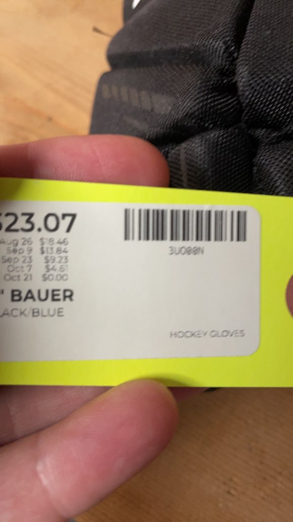 Bauer X Hockey Gloves 9" Black/Blue