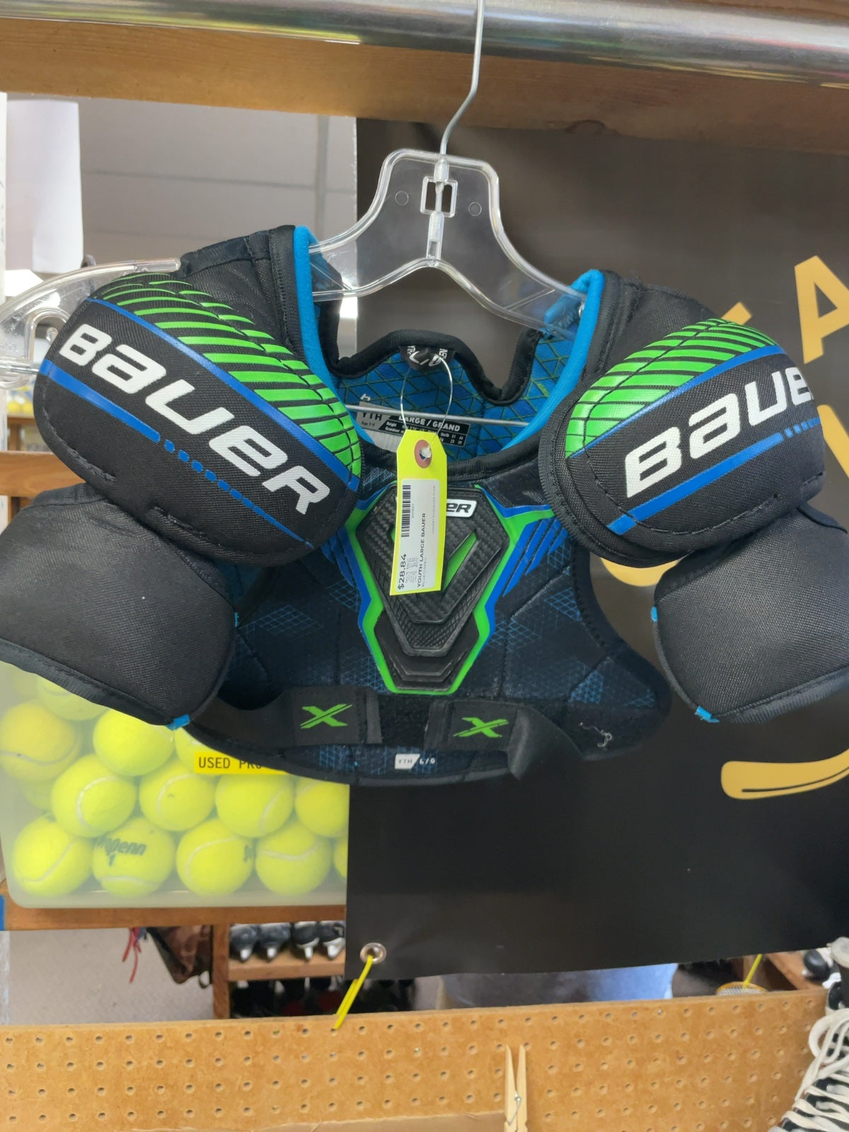 Bauer X Youth Large Hockey Shoulder Pads