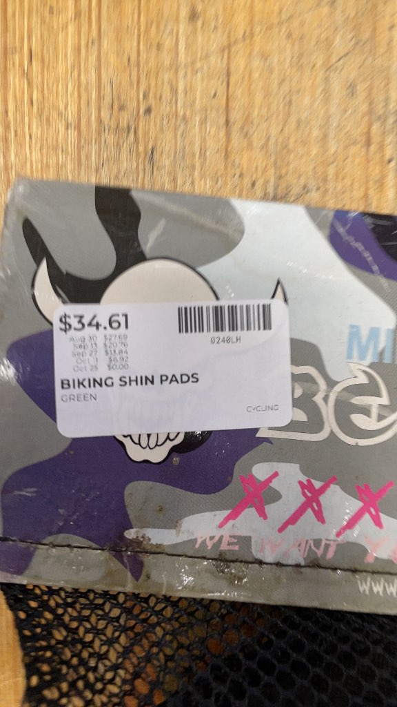 Beastgear Barebacks Biking Shin Pads - Small