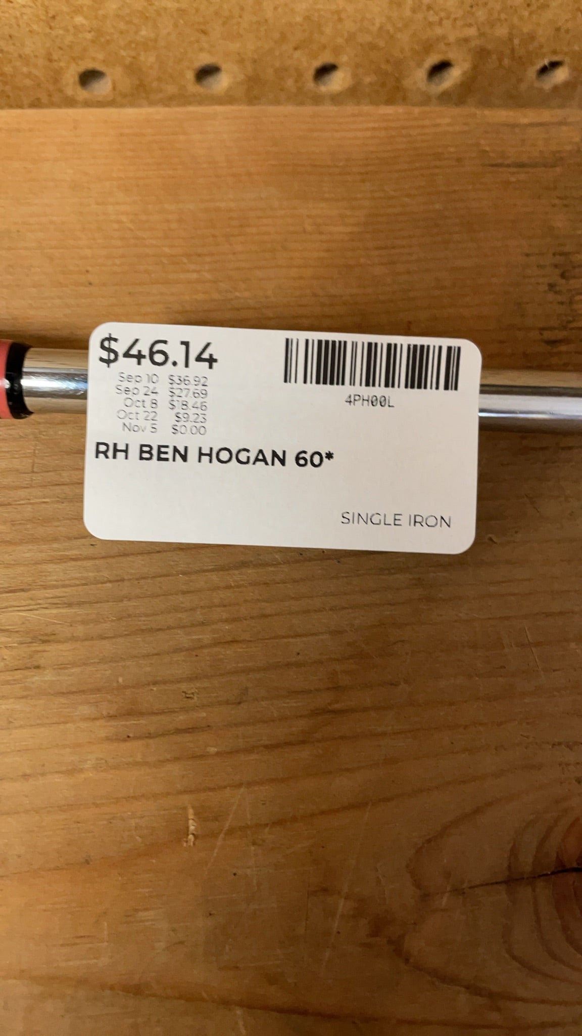 Ben Hogan Riviera 60° Wedge
