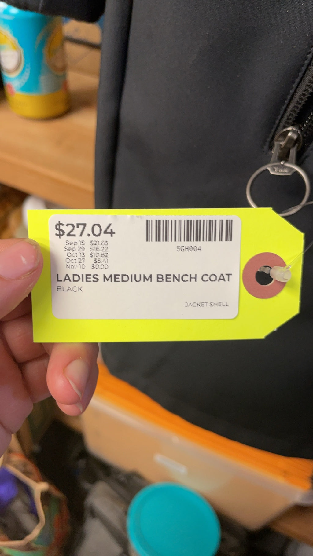 Bench Coat Medium Black