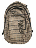 Billabong Brown Plaid Backpack