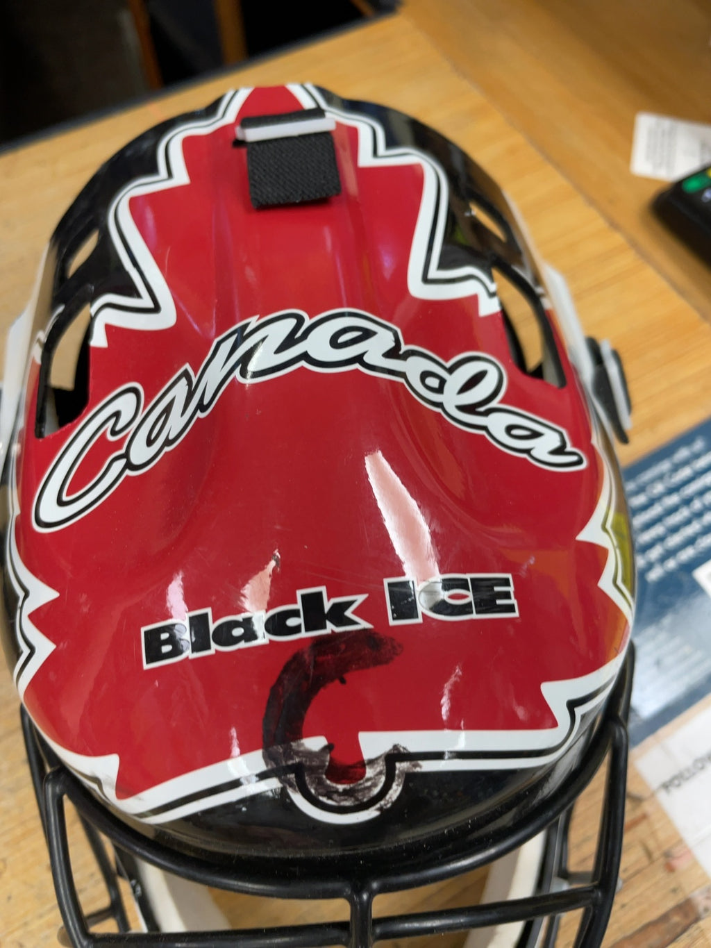 Black Ice Canada Goalie Helmet