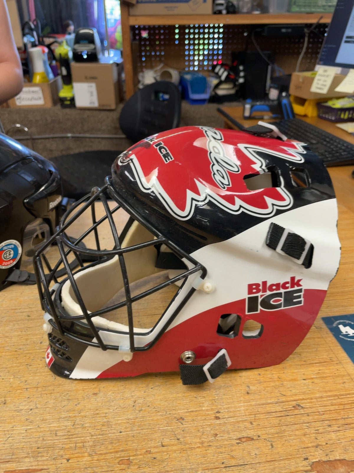 Black Ice Canada Goalie Helmet
