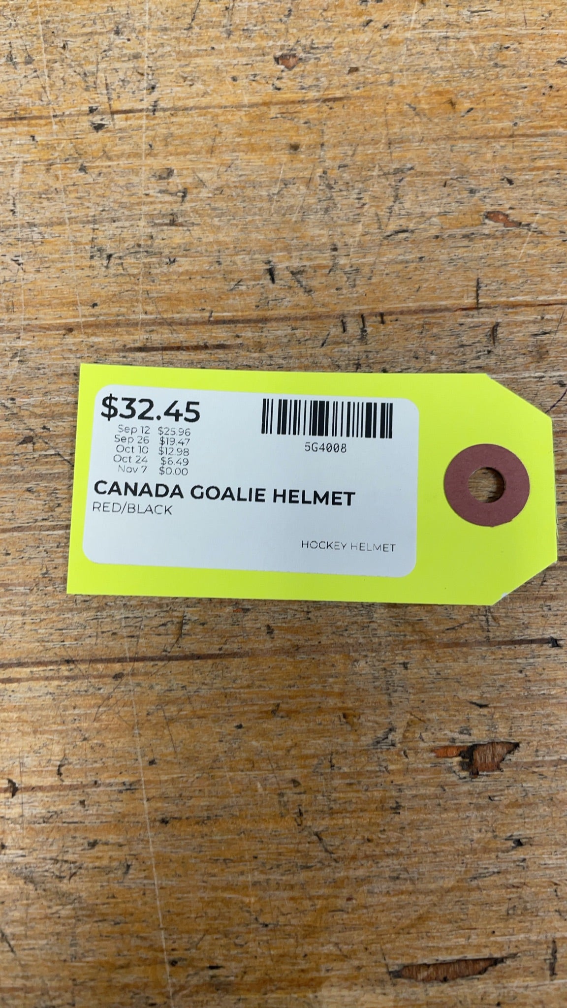Black Ice Canada Goalie Helmet