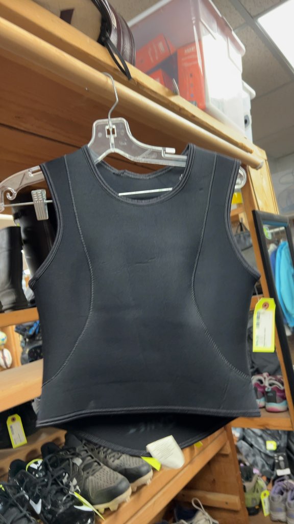 Black Neoprene Water Sports Vest