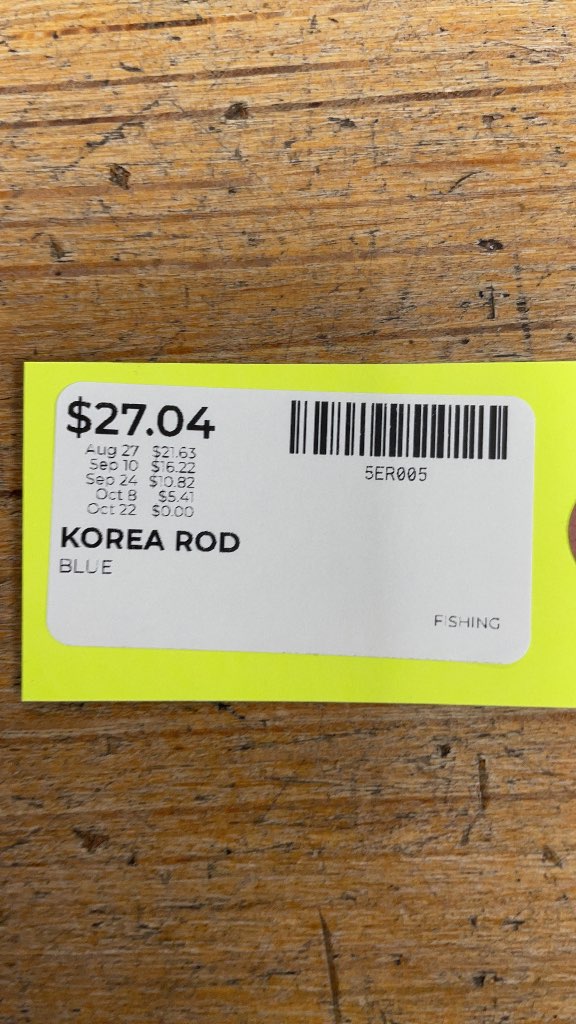 Blue Fishing Rod - 78-4653